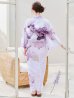画像15: 【即日発送】アンティークパープルローズ浴衣【浴衣３点セット 浴衣/帯/下駄】OBI-g-500-kj-3-PL / HIMO-902-kj-5-RosePK / HEKO-800-sb-5-WH / YA-73-kn-MVPL / YA-1081-kj-IV / GETA-01-kj-3-IV / [YMT]