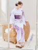 画像2: 【即日発送】アンティークパープルローズ浴衣【浴衣３点セット 浴衣/帯/下駄】OBI-g-500-kj-3-PL / HIMO-902-kj-5-RosePK / HEKO-800-sb-5-WH / YA-73-kn-MVPL / YA-1081-kj-IV / GETA-01-kj-3-IV / [YMT] (2)