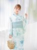 画像17: 【予約 / 5月中旬発送予定】ブルーグレイニュアンスフラワー浴衣 OBI-siwa-204-wk-2-LBL / HIMO-900-yn-5-IV / HEKO-800-sb-5-W / YA-1023-wk-BL / GETA-01-kj-3-IV [yo/YMT]