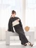 モデル：吉木千沙都（ちぃぽぽ）身長：158cm　着用サイズ：Fサイズ