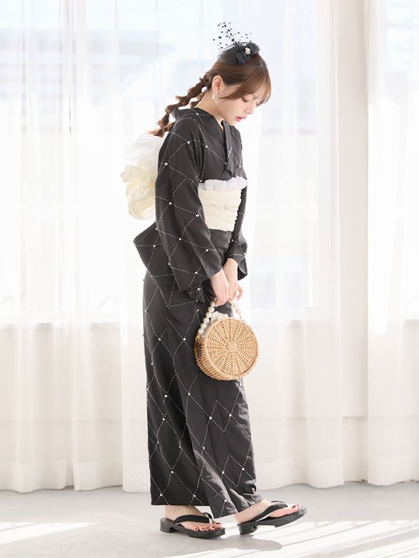 モデル：吉木千沙都（ちぃぽぽ）身長：158cm　着用サイズ：Fサイズ