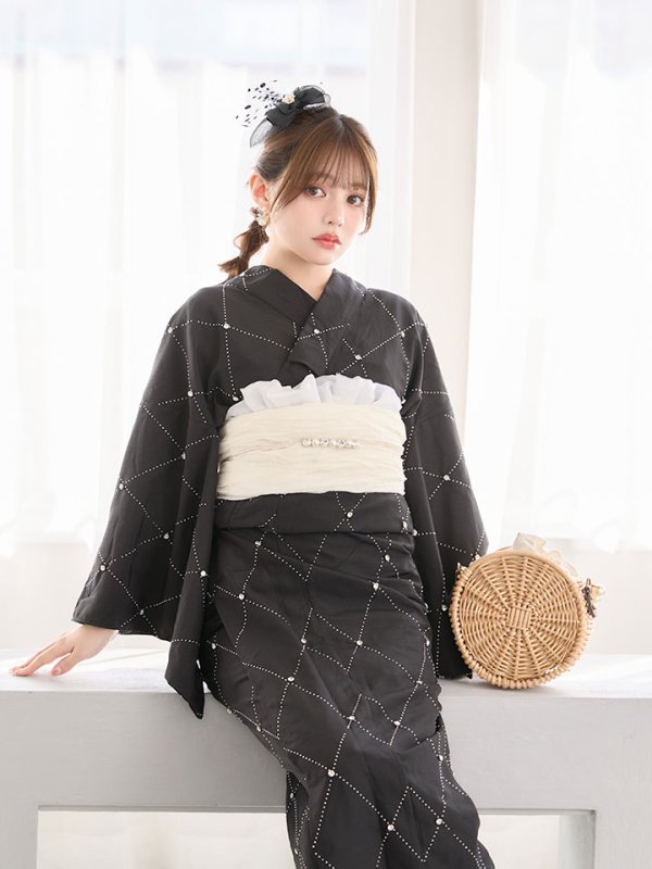 モデル：吉木千沙都（ちぃぽぽ）身長：158cm　着用サイズ：Fサイズ