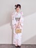画像16: ニュアンスピンク水彩朝顔浴衣 【浴衣3点セット 浴衣/帯/下駄】[YMT]