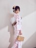画像18: ニュアンスピンク水彩朝顔浴衣 【浴衣3点セット 浴衣/帯/下駄】[YMT]