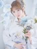 画像1: 【即日発送】ソフトモダンシアーフラワー浴衣【浴衣３点セット 浴衣/帯/下駄】[YMT] (1)