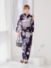 画像15: クラシカルフラワーブーケ浴衣 OBI-siwa-200-kj-11-Rose / HIMO-906-yn-PEARL / HEKO-800-sb-5-W / YA-1071-kn-P / GETA-01-kj-3-I [YMT]