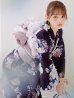 画像1: クラシカルフラワーブーケ浴衣 OBI-siwa-200-kj-11-Rose / HIMO-906-yn-PEARL / HEKO-800-sb-5-W / YA-1071-kn-P / GETA-01-kj-3-I [YMT] (1)
