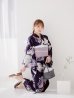 画像7: クラシカルフラワーブーケ浴衣 OBI-siwa-200-kj-11-Rose / HIMO-906-yn-PEARL / HEKO-800-sb-5-W / YA-1071-kn-P / GETA-01-kj-3-I [YMT]