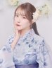 画像3: 【即日発送】1人で簡単に着られる！ワンピース / セパレート浴衣セット 水彩椿柄 【浴衣4点セット】[YMT]