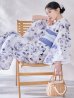 画像10: 【即日発送】水墨ニュアンスフラワー浴衣  【浴衣３点セット 浴衣/帯/下駄】[OF04/HC03] (10)