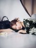 画像3: ブラック線画フラワー浴衣  【浴衣３点セット 浴衣/帯/下駄】OBI-siwa-204-wk-8-BE / HIMO-900-yn-1-B / HEKO-800-sb-5-W / YA-1016-kj-CL / GETA-02-ok-4-MOC/ [YMT]