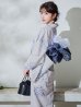 画像11: 【Riuコラボ】【予約 / 6月下旬発送予定】ブルーローズ浴衣 OBI-lame-400-kj-8-NV / HIMO-900-yn-2-DusBL  / HEKO-800-sb-5-WH / YA-1001-kj-BL / YA-1078-wk-BLGY / GETA-01-kj-2-BL [y/YMT]