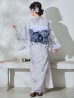 画像15: 【Riuコラボ】【予約 / 6月下旬発送予定】ブルーローズ浴衣 OBI-lame-400-kj-8-NV / HIMO-900-yn-2-DusBL  / HEKO-800-sb-5-WH / YA-1001-kj-BL / YA-1078-wk-BLGY / GETA-01-kj-2-BL [y/YMT]