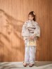 画像17: 【予約 / 4月上旬発送予定】ブラウンアンティークフラワー浴衣【浴衣３点セット 浴衣/帯/下駄】[OF04]y (17)
