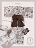 画像29: 【予約 / 4月上旬発送予定】モカブラウンアンティークブーケ浴衣【浴衣３点セット 浴衣/帯/下駄】[OF04]y (29)