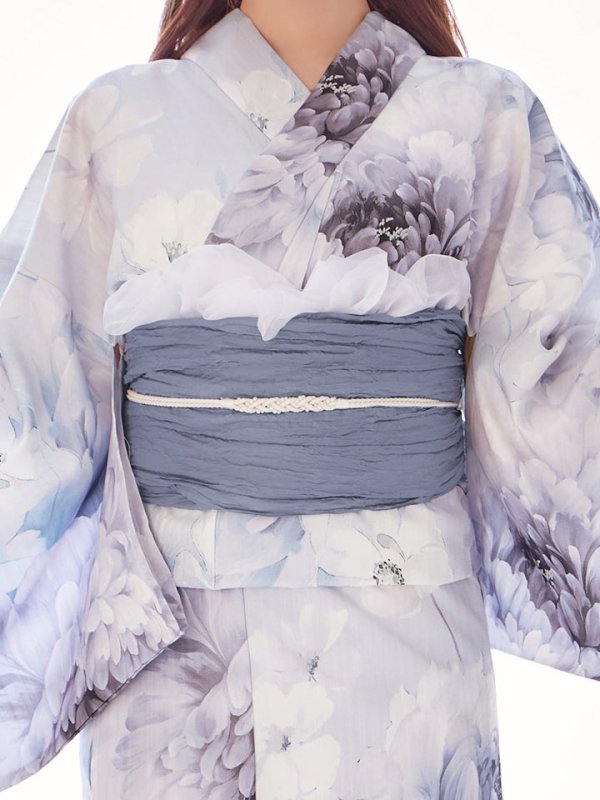 画像19: 送料無料！ニュアンスブルー浴衣【浴衣３点セット 浴衣/帯/下駄】[OF04]【予約 / 4月上旬発送予定】