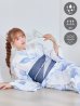 画像1: 【即日発送】送料無料！凛と咲く清涼蒼花浴衣【浴衣３点セット 浴衣/帯/下駄】[OF04] (1)