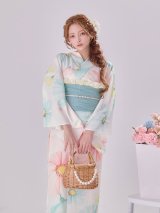 送料無料！MIXフローラ浴衣【浴衣３点セット 浴衣/帯/下駄】[OF04]【予約 / 4月下旬発送予定】