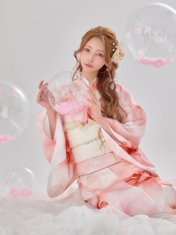 モデル：まみ　身長：161cm　着用サイズ：Fサイズ