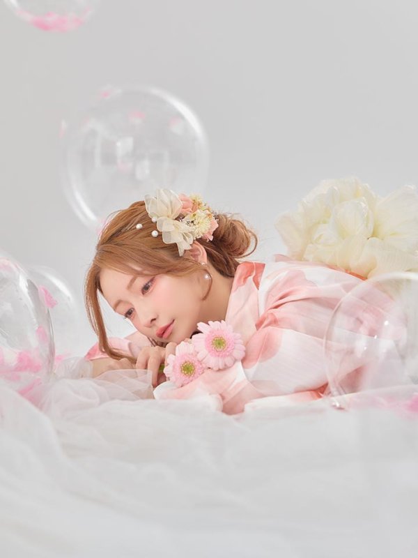 モデル：まみ　身長：161cm　着用サイズ：Fサイズ