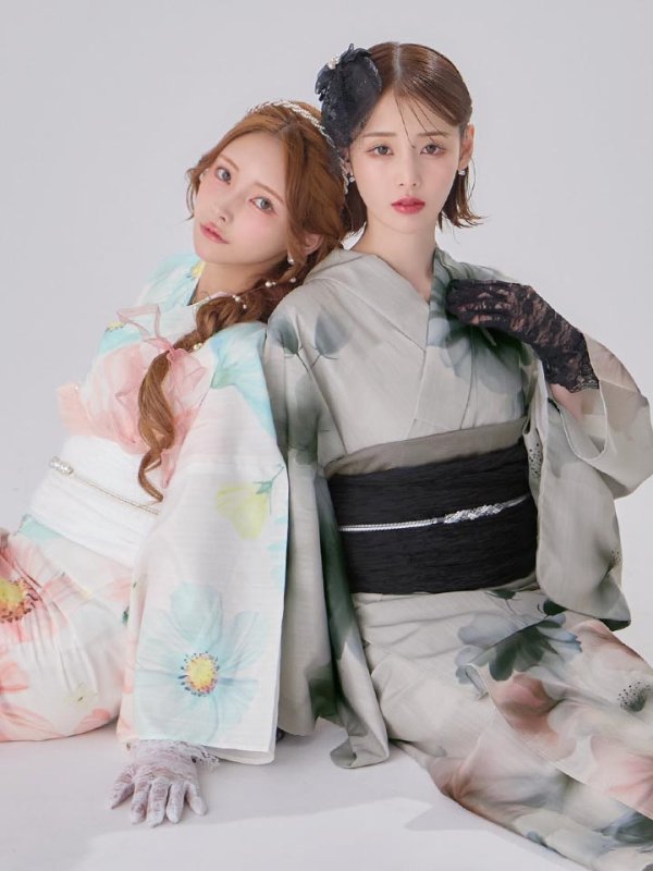 モデル：まみ　身長：161cm　着用サイズ：Fサイズ　モデル：天海りこ　身長：156cm　着用サイズ：Fサイズ