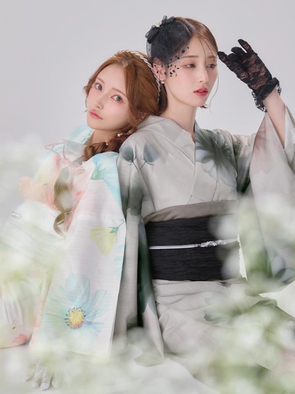 モデル：まみ　身長：161cm　着用サイズ：Fサイズ　モデル：天海りこ　身長：156cm　着用サイズ：Fサイズ