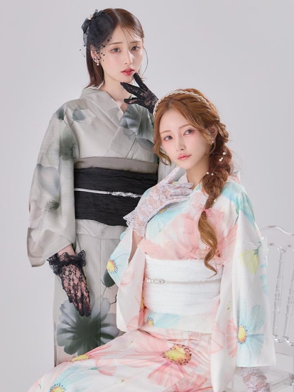 モデル：まみ　身長：161cm　着用サイズ：Fサイズ　モデル：天海りこ　身長：156cm　着用サイズ：Fサイズ