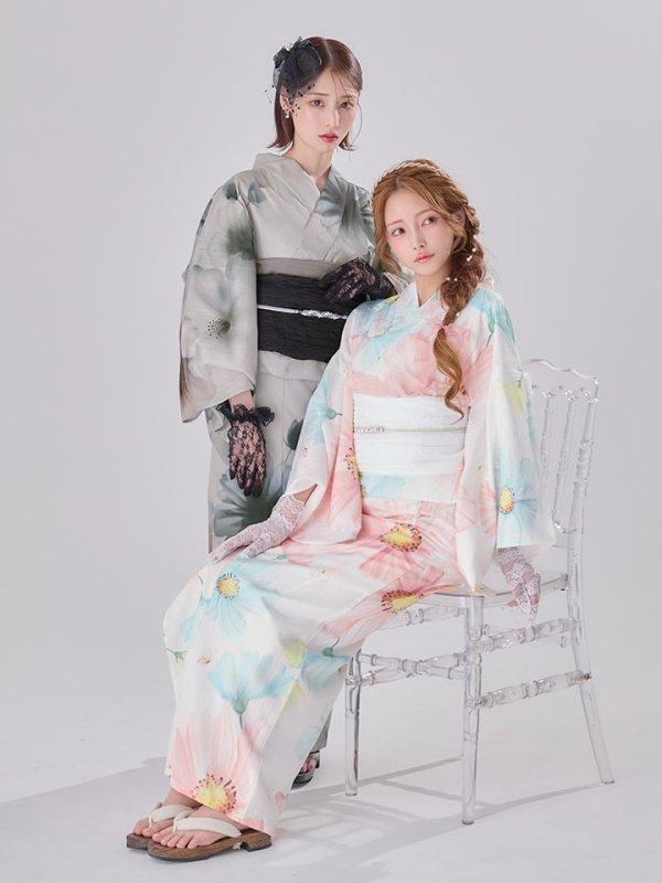 モデル：まみ　身長：161cm　着用サイズ：Fサイズ　モデル：天海りこ　身長：156cm　着用サイズ：Fサイズ