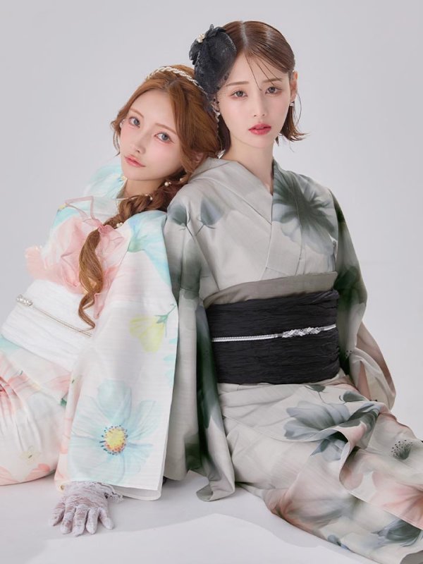 モデル：まみ　身長：161cm　着用サイズ：Fサイズ　モデル：天海りこ　身長：156cm　着用サイズ：Fサイズ