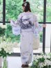 画像21: 送料無料！【即日発送】Riuコラボ ロマンティックニュアンスブーケ浴衣【浴衣３点セット 浴衣/帯/下駄】[OF04] (21)