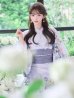 画像3: 送料無料！【即日発送】Riuコラボ ロマンティックニュアンスブーケ浴衣【浴衣３点セット 浴衣/帯/下駄】[OF04] (3)