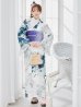 画像19: 【予約 / 5月中旬発送予定】セパレートグラデーションブルーグリーン浴衣 OBI-g-500-kj-9-NV / HIMO-900-yn-4-GYxGY / HEKO-800-sb-5-W / YA-73-kn-BLGR / GETA-01-kj-3-IV/ [y/OF01]
