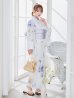画像14: 【予約 / 7月上旬発送予定】セパレートシャーベットフラワー牡丹浴衣 OBI-g-500-kj-8-GY / HIMO-900-yn-3-GYxGD / HEKO-800-sb-5-W / YA-1016-kj-GY / GETA-01-kj-3-IV / [/OF01]