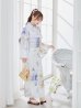 画像15: 【予約 / 7月上旬発送予定】セパレートシャーベットフラワー牡丹浴衣 OBI-g-500-kj-8-GY / HIMO-900-yn-3-GYxGD / HEKO-800-sb-5-W / YA-1016-kj-GY / GETA-01-kj-3-IV / [/OF01]