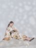 画像7: 【即日発送】送料無料！1人で簡単に着られる！ワンピース / セパレート浴衣セット　ホワイトエレガントフラワー浴衣【浴衣4点セット 浴衣/帯/下駄】[OF04] (7)