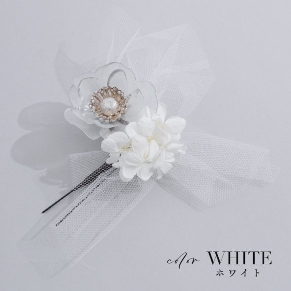 画像4: 【即日発送】【浴衣小物】2連フラワーコサージュ【3カラー】[YMT]