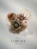 画像1: 【浴衣小物】小花とクリアフラワーコサージュ【1カラー】 (1)