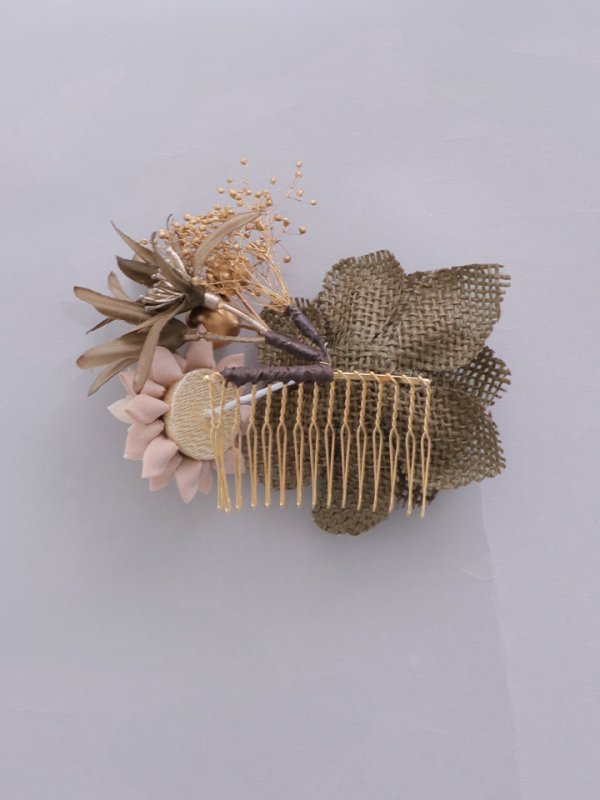 画像4: 【浴衣小物】小花とクリアフラワーコサージュ【1カラー】