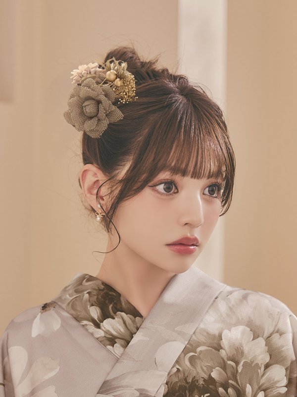 画像6: 【浴衣小物】小花とクリアフラワーコサージュ【1カラー】