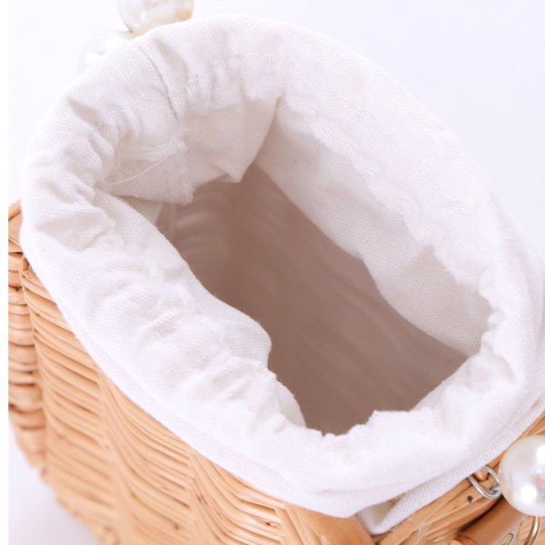 画像6: 【即日発送】パールスクエアカゴバッグ【YMT】