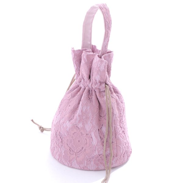 画像7: 【即日発送】レース巾着袋 / 巾着バッグ [YMT]