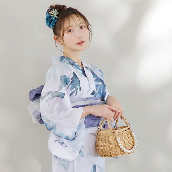 画像6: パール付きラタン編みラウンドカゴバッグ[YMT]