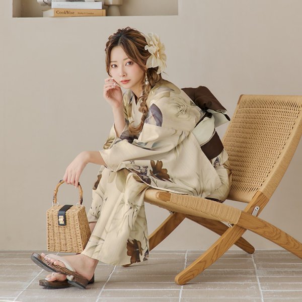 画像8: バンブーハンドル/レザー×スプリットラタンカゴバッグ[HC02]