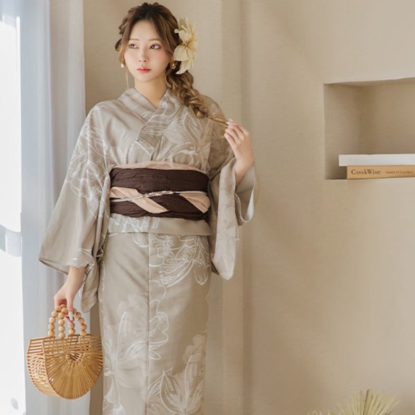 画像7: 木製ハンドル付き竹編み半円カゴバッグ[YMT]