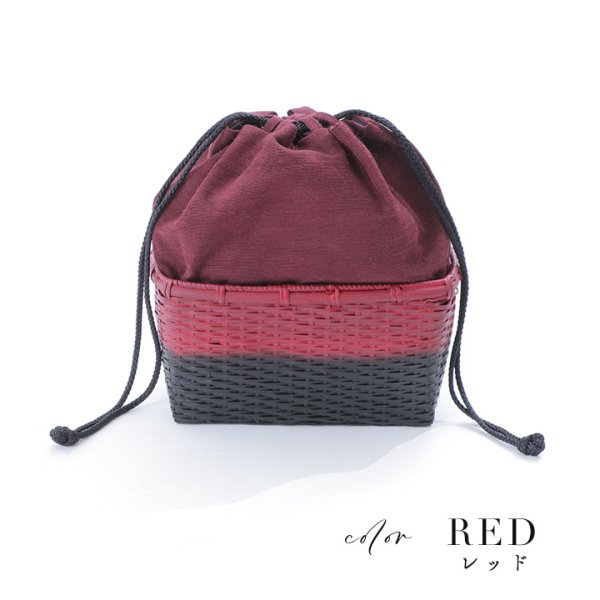 画像4: 【即日発送】【浴衣小物/かごバック】カゴ巾着【4カラー】【YMT】