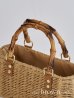画像6: ショルダー紐付き2wayバンブーハンドルナチュラルかごバッグ【2カラー】 (6)