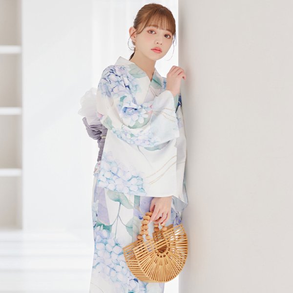 画像3: 木製ハンドル付き竹編み半円カゴバッグ[YMT]