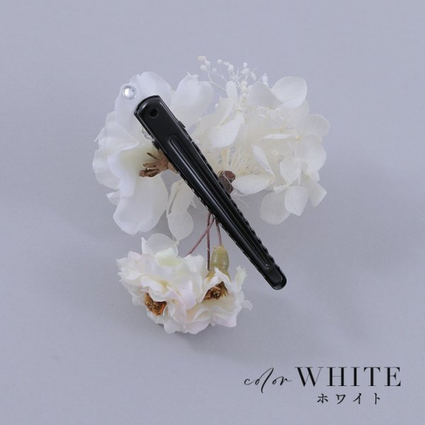 画像7: 【浴衣小物】三連フラワーコサージュ【2カラー】[YMT]