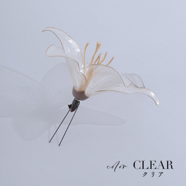 画像7: 【浴衣小物】クリアフラワーコサージュ【2カラー】[HC02]