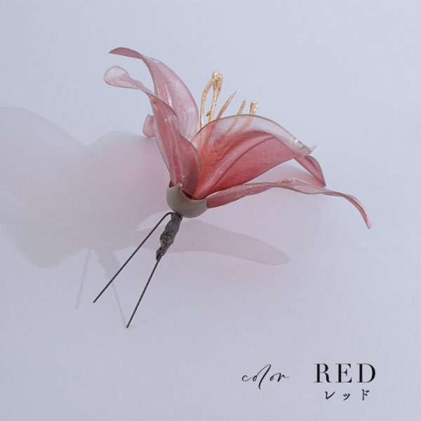 画像8: 【浴衣小物】クリアフラワーコサージュ【2カラー】[HC02]